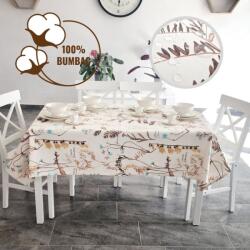 Pucioasa Fata de masa teflonata din bumbac, rotunda, diametru 140cm, model vegetal Fata de masa