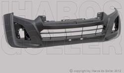 Isuzu D-Max 2017-2020 - Első lökhárító fekete (4WD/WIDE)