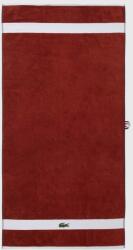 Lacoste pamut törölköző L Casual Terre Battue 70 x 140 cm - burgundia Univerzális méret
