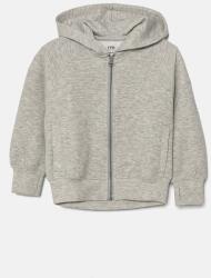 Abercrombie & Fitch gyerek felső szürke, melange, kapucnis, KI252-4171 - szürke 150/157