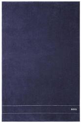 HUGO BOSS nagy méretű pamut törölköző 100 x 150 cm - sötétkék Univerzális méret