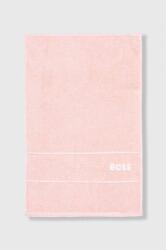 HUGO BOSS kis méretű pamut törülközőt 40 x 60 cm - rózsaszín Univerzális méret