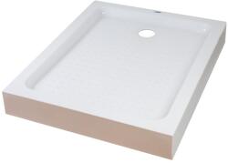 Water Fun Almagro || 80x120x13, 5 cm szögletes, téglalap alakú, akril zuhanytálca szifonnal (AZT-8213) - zuhanykabinpont