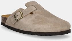 Scholl papucs velúrból FAE bézs, női, F321982361 - bézs Női 39