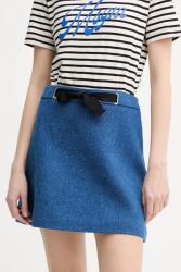 MSGM szoknya sötétkék, mini, harang alakú, 3841MDD15.257112 - sötétkék 36