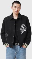 AllSaints gyapjú bomber dzseki AMBAUM fekete, átmeneti, M008OC - fekete XL