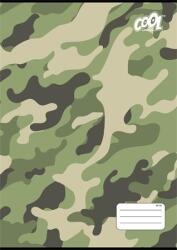 Victoria Füzet, tűzött, A4, kockás, 32 lap, COOL BY VICTORIA Camouflage , 87-32 (ISVFC101) - molnarpapir