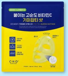 CKD Mască hidrogel iluminatoare cu spicule, Teca și vitamina C Vita C Teca Blemish Shot Mask - 34 g / 1 buc Masca de fata