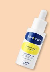 CKD Ser tonifiant cu spicule, Teca și vitamina C Vita C Teca Toning Shot Serum - 30 ml