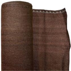 NewGarden Browntex barna árnyékoló háló kerítésre 2*50 m (160g/m2) (browntex 2x50)