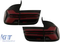KITT Lightning LED DRL Angel Eyes fényszórók BMW X5 E70 (2007-2013) fekete (HLBME70BLED)