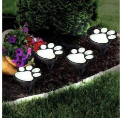  Mancs formájú napelemes kerti lámpa szett - 3 db LED, IP65