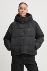 Tommy Jeans rövid kabát női, fekete, átmeneti, DW0DW18841 - fekete M