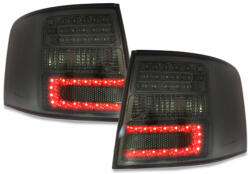 KITT Lightning LED hátsó lámpák Audi A6 Avant _ fekete 12/97-01/05 4B (RA15DLSL)