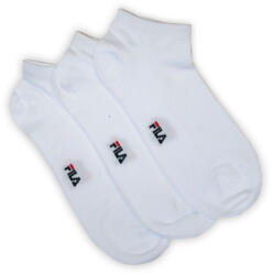 ManSocksItalia Fila unisex mercerizált titokzokni - 3 pár/csomag - pamut titokzokni - fehér - 39-42