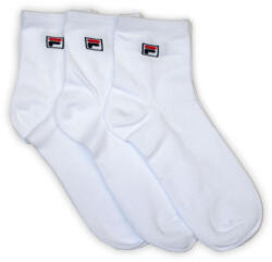 ManSocksItalia Fila unisex pamut zokni - rövid állású zokni - 3 pár - fehér - 35-38