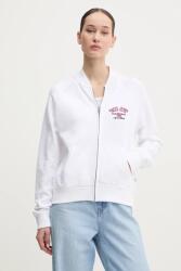 Guess Jeans pamut melegítőfelső fehér, női, nyomott mintás, W5RQ22 K68I4 - fehér M