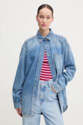 Tommy Hilfiger farmering női, galléros, relaxed, DW0DW19855 - kék S
