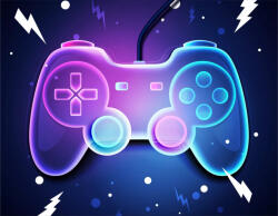  Gamer Neon polár takaró 100x140cm (BRM011670) - oliviashop