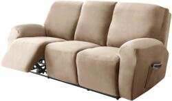 Forcheer Relax Fotel Huzat (bársonyos, 3 üléses, kapucsínó)