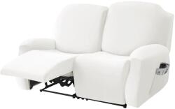 Forcheer Relax Fotel Huzat (bársonyos, 2 üléses, fehér)