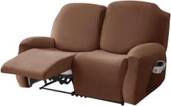 Forcheer Relax Fotel Huzat (bársonyos, 2 üléses, barna, rugalmas)
