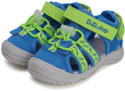 DD Step D. D. Step Quick Dry kisfiú szandál zöld kék cápás