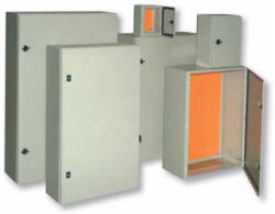 Tracon FÉM ELOSZTÓSZEKRÉNY, ACÉL, SZÜRKE 250×200×150mm, IP55 (TR-TFE252015)