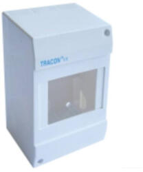 Tracon Elosztódoboz, Falon Kívüli 4 Modul, Ajtó Nélküli, Ip40 (tr-edfk-4-1an)