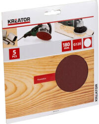 Kreator Krt231557 Csiszolópapír Polírozóhoz, 180 Mm, G120 (varo-krt231557)