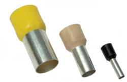 Tracon E05n Szigeteletlen érvéghüvely ónozott Elektrolitréz 2, 5mm2 L=10mm (tr-e05n)