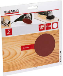 Kreator Krt231559 Csiszolópapír Polírozóhoz, 180 Mm, G240 (varo-krt231559)