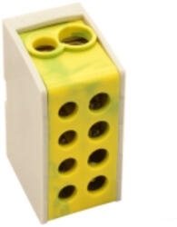 Tracon Fle-25zs Főáramköri Leágazó Kapocs, Sínre Szerelhető, Zöld/sárga 2x25mm2 / 2x25mm2 400vac 101a (tr-fle-25zs)