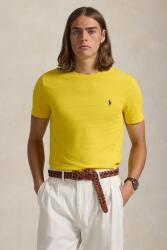 Ralph Lauren pamut póló piros, férfi, sima, 710671438 - sárga XXL - answear - 22 990 Ft