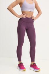 Reebok edzős legging LUX Collection lila, sima, 100205607 - lila L