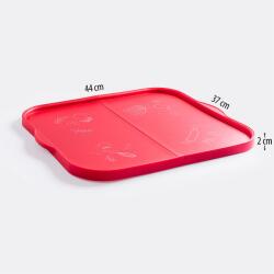 coox Сгъваема подложка за печене coox в червен цвят - 44 х 37 см (coox 3502-301)