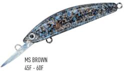 Daiwa Vobler DAIWA PRESSO DOUBLECLUTCH 60F1 6cm, 2.9g, MS Brown (F3.PRSDC60F1MSB)