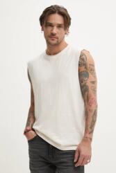 Superdry pamut póló bézs, M6010897A-8ZU - bézs XL