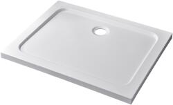Coria 80x100x5 cm tăviță de duș pătrată, dreptunghiulară, acrilică (AZT-8105)