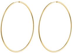Bebe Gold Cercei din Aur 14K pentru Adolescenti si Adulti, model Clasic Elegant tip Cerc, diametru 70 mm