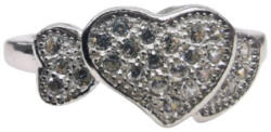 Flippy Inel, Jolie Silver, Argint 925 Inimi cu Pietre M 49 (teo-116785)