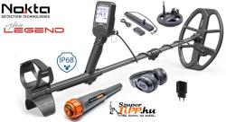  Nokta LEGEND fémkereső 2 db szondával + WHP fejhallgató + Nokta Pointer + külső akkumulátor