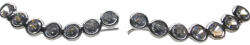 Flippy Cercei Argint 925 Model pe Lob cu Pietre, 2.16 g (teo-116672)