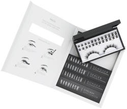 Nanolash DIY Extensions Starter Kit gene false 10.12. 14mm Harmony 36 bucăți + Eyelash Bonder, 5 ml + Eyelash Sealer, 5 ml + Eyelash Applicator, 1 buc + Eyelash Remover, 5 ml