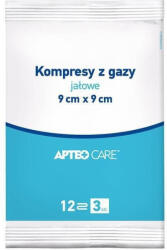 ApteoCare tampoane sterile 9cmx9cm 17 fire număr 3 buc