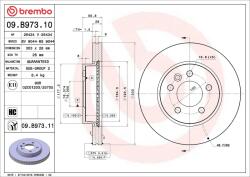 BREMBO Disc frana BREMBO 09. B973.11 - piesa-auto