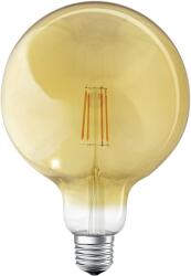 OSRAM Smart Intelligens dekoratív LED izzó, Wi-Fi, Gold Globe, Dimmelhető, E27, 6W (53W), 680 lm, Meleg fény (2400K), Amazon Alexa / Google Asszisztens kompatibilis