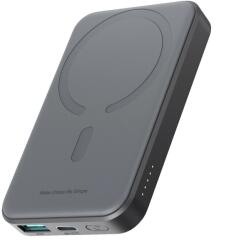 JOYROOM Induktív Powerbank, Joyroom JR-W020 Mini 5000 mAh, 20 W, fekete, USB-C / USB-C kábellel (JR-W020MINI)