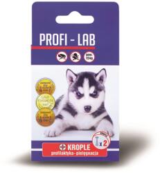 PCHEŁKA Profi-Lab Picaturi antipurici caini 15kg, 2x1.8ml, pe baza de ulei esential