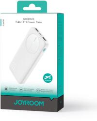 JOYROOM JR-PBF12 Powerbank USB-A + Type-C / 10000mAh 12W - Fehér (JR-PBF12) (JR-PBF12) - emag